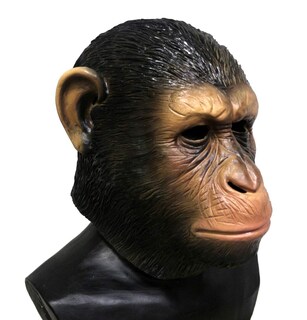 Foto 2 | Foto 2 | Accesorio De Disfraz Hengyutoymask Máscara Realista De Simio Chimpancé Y Mono - Venta Internacional.