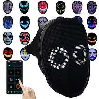 Foto 1 | Foto 1 | Máscara Led Depointer Life Con Control De Aplicación Bluetooth Recargable - Venta Internacional.
