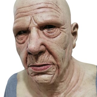 Foto 5 | Foto 5 | Máscara Baisong Old Man Realista Con Arrugas Calvas Para Halloween - Venta Internacional.