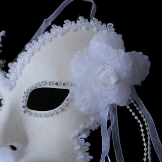 Foto 5 | Foto 5 | Máscara Zjpnow Flower Venetian Masquerade De Encaje Integral Para Mujer - Venta Internacional.