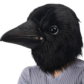 Foto 1 | Foto 1 | Disfraz De Látex Mask Creepyparty Black Crow Raven Para Halloween - Venta Internacional.
