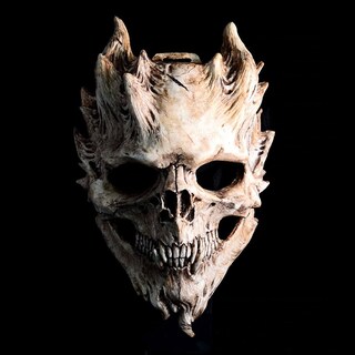 Foto 4 | Foto 4 | Cubierta Facial Tixiyu Espeluznante Esqueleto De Halloween De Látex Tamaño Adulto - Venta Internacional.