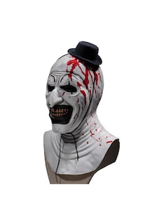 Foto 2 | Foto 2 | Disfraz De Látex Para Halloween De Mask Kolegoe Terrifier Art The Clown - Venta Internacional.