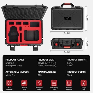 Foto 6 | Foto 6 | Funda De Transporte Startrc Mini 4 Pro Impermeable Para Dji Mini 3 Pro - Venta Internacional.