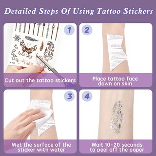 Foto 4 | Foto 4 | Bolígrafos De Tatuaje Temporales Vanplay Con 15 Bolígrafos Y 5 Plantillas - Venta Internacional.