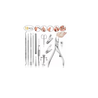 Foto 1 | Foto 1 | Kit De Podología Y Pedicura Para Uñas Encarnadas 12 Piezas Acero Inoxidable - Venta Internacional.