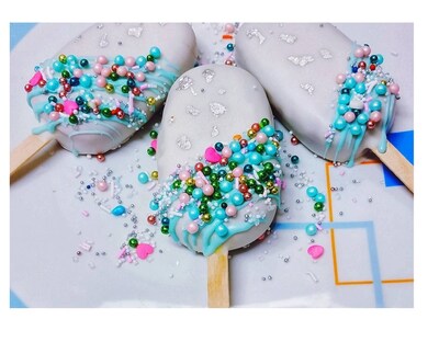 Foto 7 | Foto 7 | Paquete De 2 Moldes Para Helado Con 100 Barras De Silicona  Color Blanco - Venta Internacional.