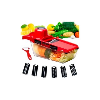 Foto 1 | Foto 1 | Cortador De Verduras Picador Y Cortador De Mandolina Con 6 Cuchillas - Venta Internacional.