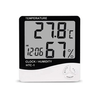 Foto 1 | Foto 1 | Reloj Termómetro Digital  Higrómetro  Temperatura Y Humedad - Venta Internacional.