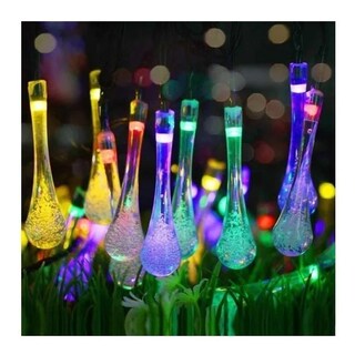 Foto 3 | Foto 3 | Guirnalda Solar Fairy Drops 30 Led 6 M Multicolor Paquete De 2 Unidades - Venta Internacional.