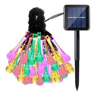 Foto 4 | Foto 4 | Guirnalda Solar Fairy Drops 30 Led 6 M Multicolor Paquete De 2 Unidades - Venta Internacional.