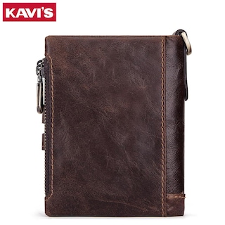 Foto 4 | Foto 4 | Cartera Kavi's De Piel De Vacuno Genuina Rfid Para Hombre - Venta Internacional.