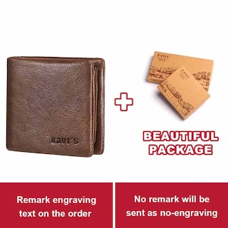Foto 1 | Foto 1 | Cartera Kavi's De Cuero Genuino Para Hombre - Venta Internacional.