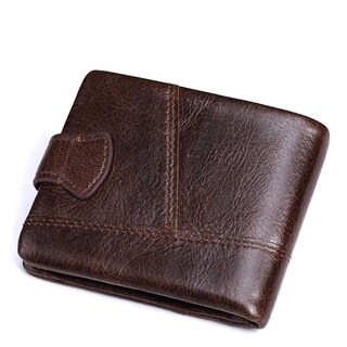 Foto 3 | Foto 3 | Cartera Kavi's De Piel Auténtica Para Hombre Con Cierre Color Café - Venta Internacional.