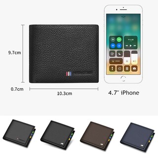 Foto 5 | Foto 5 | Billetera Bison Denim De Piel De Vacuno Con Bloqueo Rfid Para Hombre - Venta Internacional.