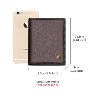 Foto 5 | Foto 5 | Cartera Laorentou De Piel Auténtica Para Hombre - Venta Internacional.