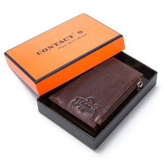Foto 1 | Foto 1 | Tarjetero Corto Rfid De Piel De Vacuno Wallet Contact Para Hombre - Venta Internacional.