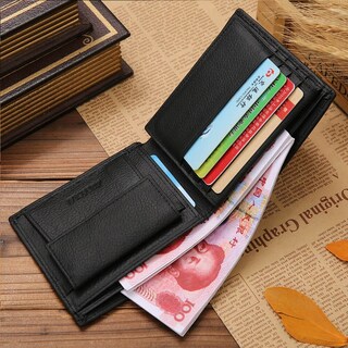 Foto 4 | Foto 4 | Billetera Corta Jinbaolai De Cuero Genuino Para Hombre - Venta Internacional.