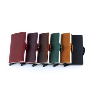 Foto 2 | Foto 2 | Cartera Dienqi De Piel Auténtica Antibloqueo Rfid Para Hombre - Venta Internacional.