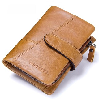 Foto 3 | Foto 3 | Cartera Corta Contact De Piel Auténtica Para Hombre - Venta Internacional.