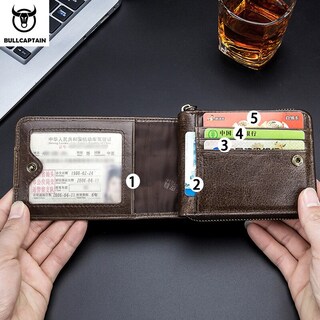 Foto 3 | Foto 3 | Cartera Bullcaptain Rfid Leather Para Hombre En Piel De Vacuno - Venta Internacional.