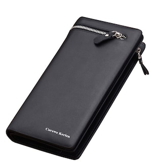 Foto 2 | Foto 2 | Billetera Boloons De Cuero Para Hombre De Negocios Con Cremallera - Venta Internacional.