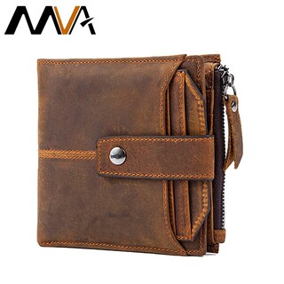 Foto 2 | Foto 2 | Cartera Mva Rfid De Piel Auténtica Con Cierre Vintage Para Hombre - Venta Internacional.