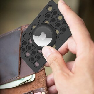 Foto 5 | Foto 5 | Funda Tipo Cartera Airtag Paquete De 2 Unidades Bingcok Ultrafina Negra - Venta Internacional.
