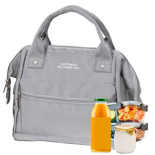 Foto 1 | Foto 1 | Bolsa De Almuerzo Portátil Impermeable  Material Oxford De 24 X 19 X 26 Cm - Venta Internacional.