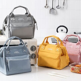 Foto 4 | Foto 4 | Bolsa De Almuerzo Portátil Impermeable  Material Oxford De 24 X 19 X 26 Cm - Venta Internacional.