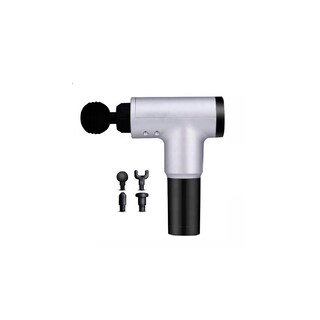 Foto 1 | Foto 1 | Masajeador Muscle Gun Analógico Plateado Para Relajación Muscular - Venta Internacional.