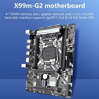 Foto 5 | Foto 5 | Placa Madre X99m-g2 Ddr4 M.2 + M.2 Wifi Lga2011 V3 V4 E5 - Venta Internacional.