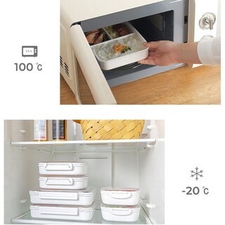 Foto 3 | Foto 3 | Fiambrera Portátil Niiyen Platos Divididos Tipo Bento Con Sellado De 350 Ml - Venta Internacional.