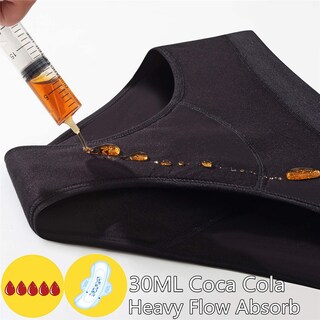 Foto 3 | Foto 3 | Ropa Interior Menstrual Zvzk Absorbente De Flujo Pesado 30 Ml Paquete De 3 Unidades Para Mujer - Venta Internacional.