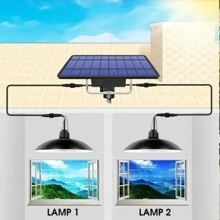 Foto 2 | Foto 2 | Lámpara Led Colgante Solar 120º 120w Con Mando A Distancia Ip67 - Venta Internacional.