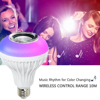 Foto 2 | Foto 2 | Bombilla De Altavoz Bluetooth Multicolor Con Mando A Distancia - Venta Internacional.