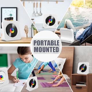 Foto 7 | Foto 7 | Reproductor De Cd Gueray Portátil De Escritorio Bluetooth Con Altavoz Hifi - Venta Internacional.