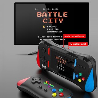 Foto 2 | Foto 2 | Consola De Juegos Portátil X7m Retro De 8 Bits Y 4 Gb Con 500 Juegos - Venta Internacional.