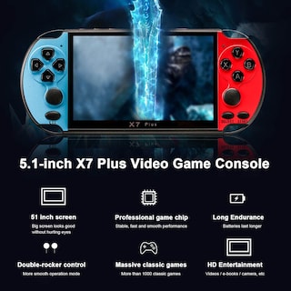 Foto 3 | Foto 3 | Consola De Videojuegos Dalishopp X7 Plus Con Memoria De 5 1 Pulgadas Y 8 Gb - Venta Internacional.