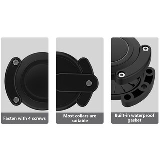 Foto 5 | Foto 5 | Soporte De Collar Impermeable Para Mascotas Airtag Universal Negro - Venta Internacional.