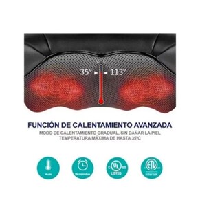 Foto 3 | Foto 3 | Masajeador De Cuello Y Espalda Con Calor - Negro - Venta Internacional.