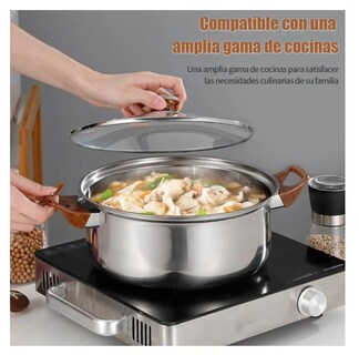 Foto 7 | Foto 7 | Utensilios De Cocina Ollas Y Sartenes De Acero Inoxidable 12 Piezas - Venta Internacional.
