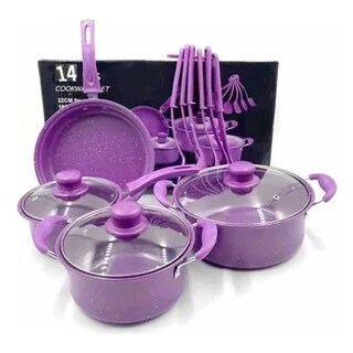 Foto 2 | Foto 2 | Juego De Ollas Antiadherentes De 14 Piezas - Venta Internacional.