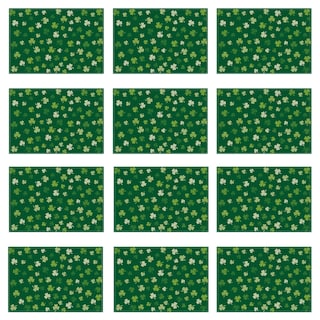 Foto 1 | Foto 1 | Manteles Individuales Botb Lihm Trébol Verde Para El Día De San Patricio X12 - Venta Internacional.