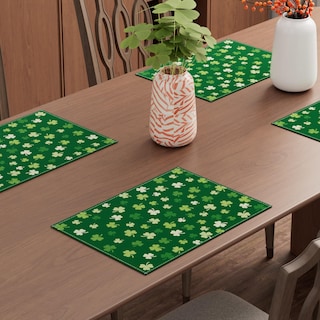 Foto 4 | Foto 4 | Manteles Individuales Botb Lihm Trébol Verde Para El Día De San Patricio X12 - Venta Internacional.