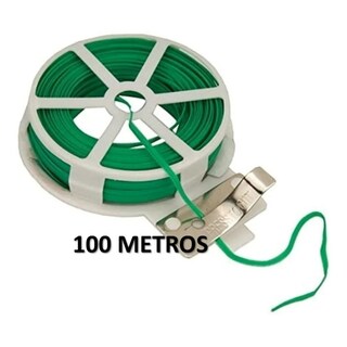 Foto 1 | Foto 1 | Cuerda De Alambre Plastificada De 100 M Para Cables De Jardinería Y Alimentos - Venta Internacional.