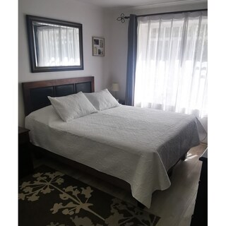 Foto 2 | Foto 2 | Funda De Edredón De Verano Para 2 Personas 220 X 240 Cm Poliéster Con 2 Almohadas C - Venta Internacional.