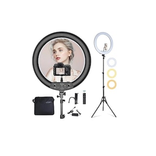 Foto 5 | Foto 5 | Ring Light Harm Photo Led 96 W Regulable Con Trípode De 51 Cm - Venta Internacional.