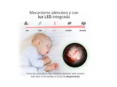 Foto 2 | Foto 2 | Cortauñas Eléctrico Para Bebés Y Niños Con Esmalte De Lima - Venta Internacional.
