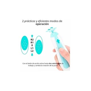 Foto 2 | Foto 2 | Cortador De Uñas Eléctrico Para Bebés Funciona Con Pilas Color Rosa - Venta Internacional.